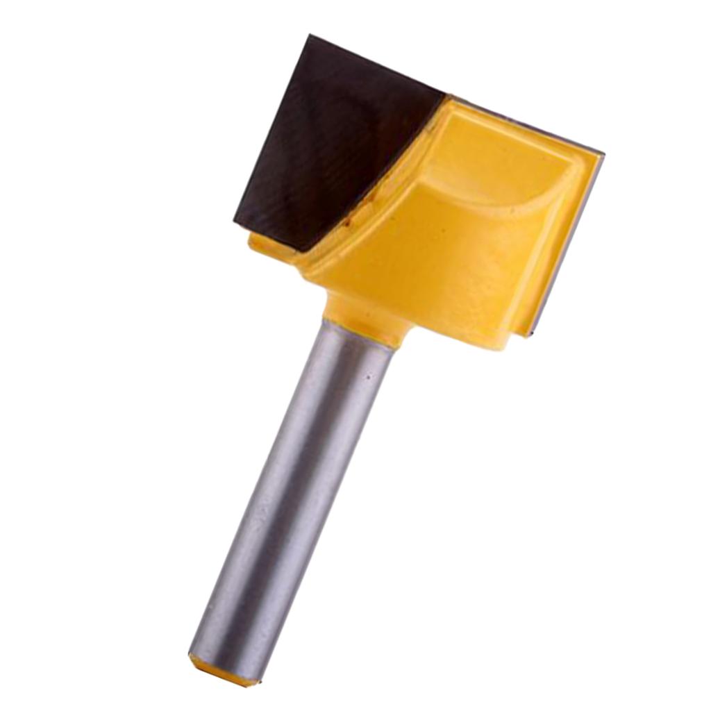 2 Pieces Bottom Cleaning Surface Planing Router Bit 1/4 Shank