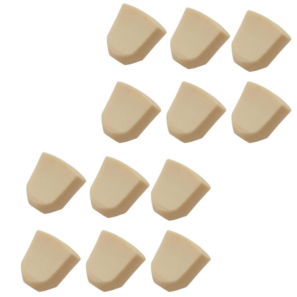 12pcs Electric Guitar Tuning Peg Buttons Tuner Machine Heads Knob Part Beige