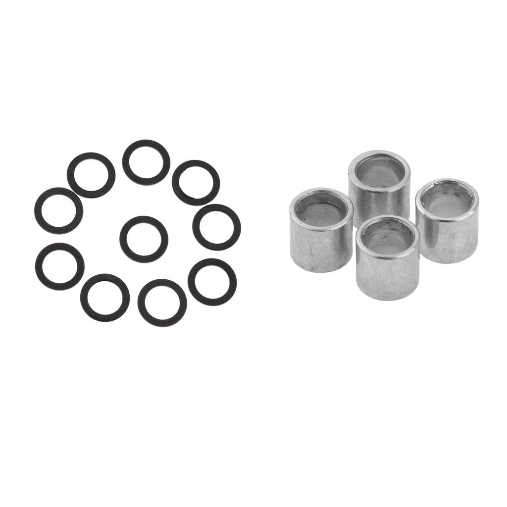Skateboard Longboard Hardware Set 10pcs Speed Washers + 4pcs Bearing Spacers
