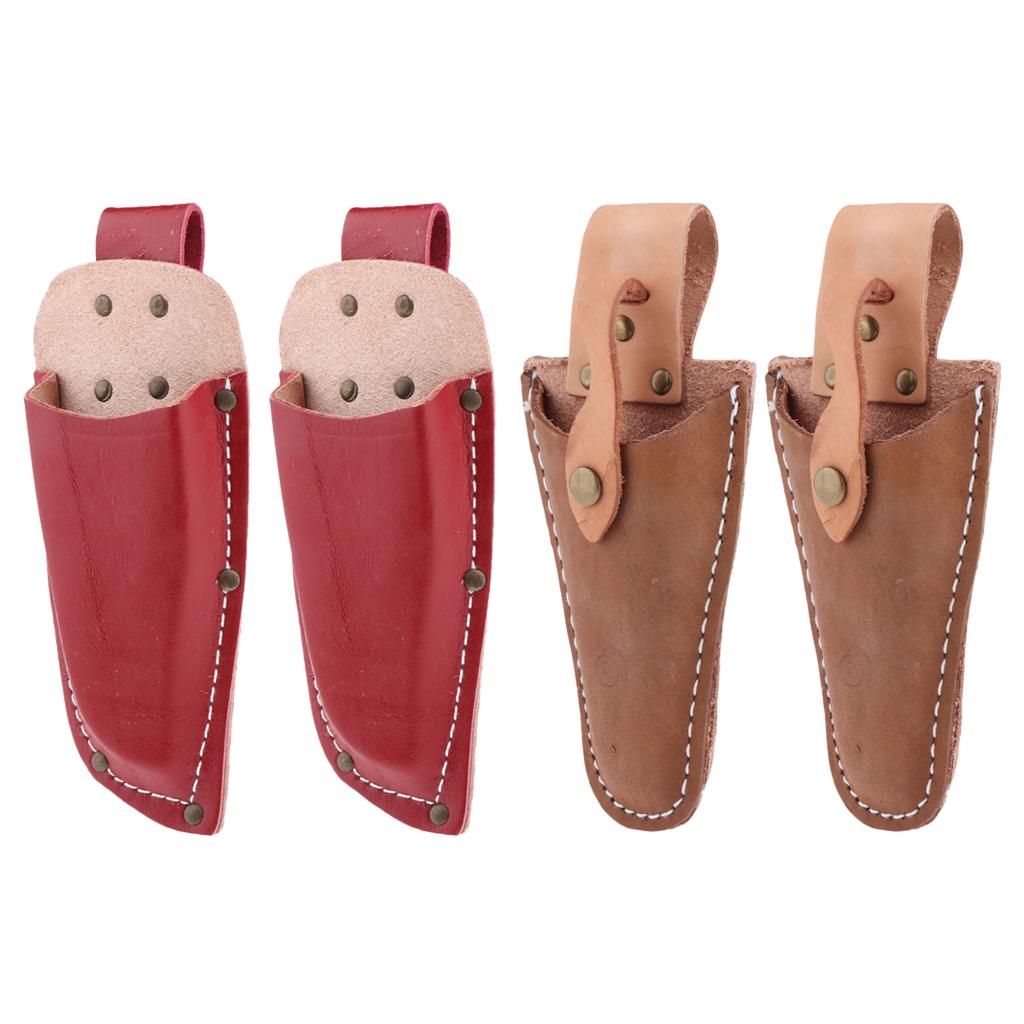 4 Pcs Professional Garden Pruning Shear Pouch Bag Holder Waist Belt