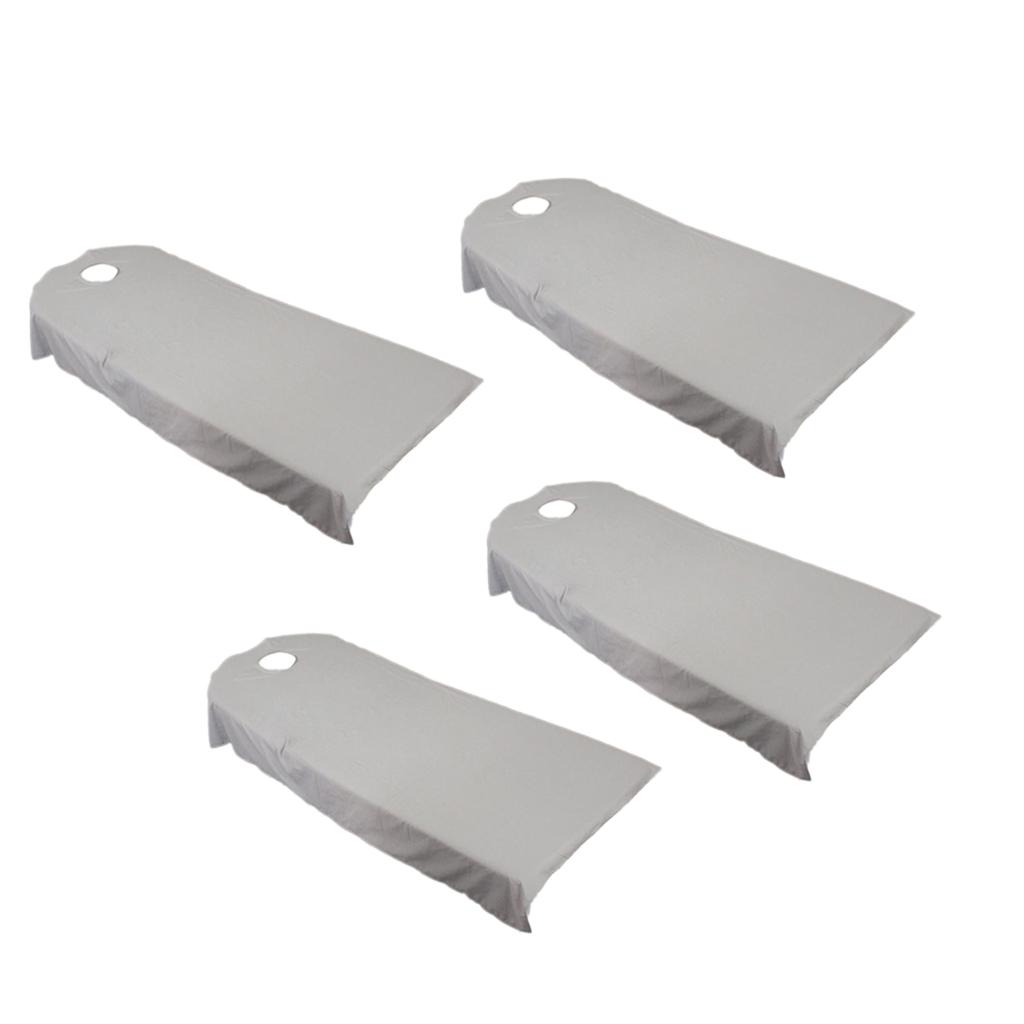 4pcs/pack SPA massage treatment bed cover Gray