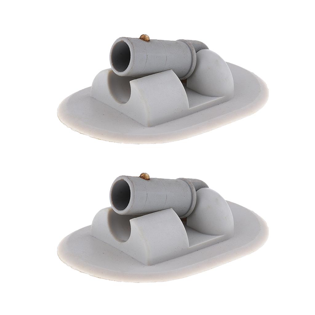 2X Speedboat Fishing Inflatable Boat PVC Awning/ Sun Shade Deck Mount Grey