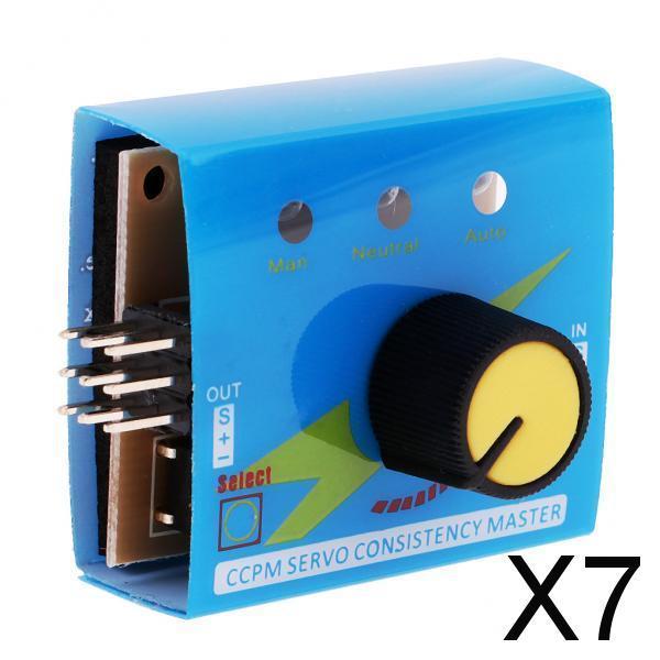 7xSteering Engine Tester RC Drone Motor ESC Electronic Speed Control Tester