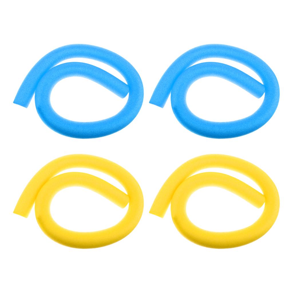 Swimming Pool Noodle Hollow Foam Kids Adult Float Swim Aid Blue