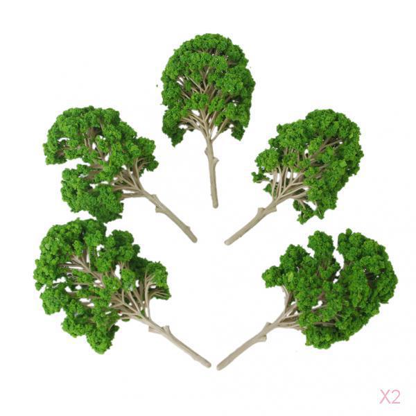 10Pcs Train Model Mulberry Trees Scale 1:50 - 75