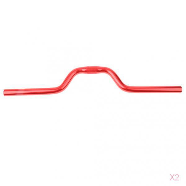 Alloy Mountain Bike Cycling Fixed Gear Riser Handlebars 25.4mm 52cm Red