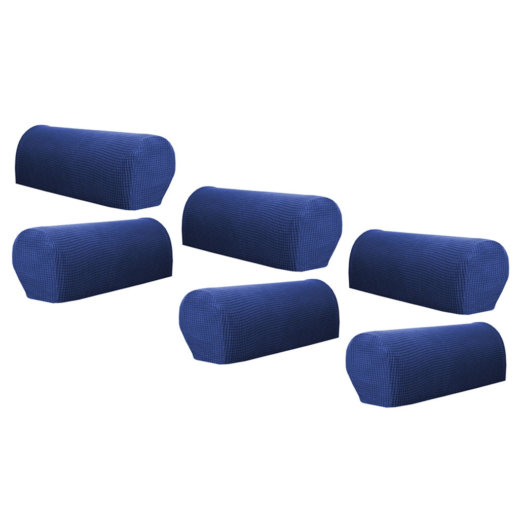 Set of 6 Premium Stretch Sofa Armrest Covers Chair Recliner Arm
