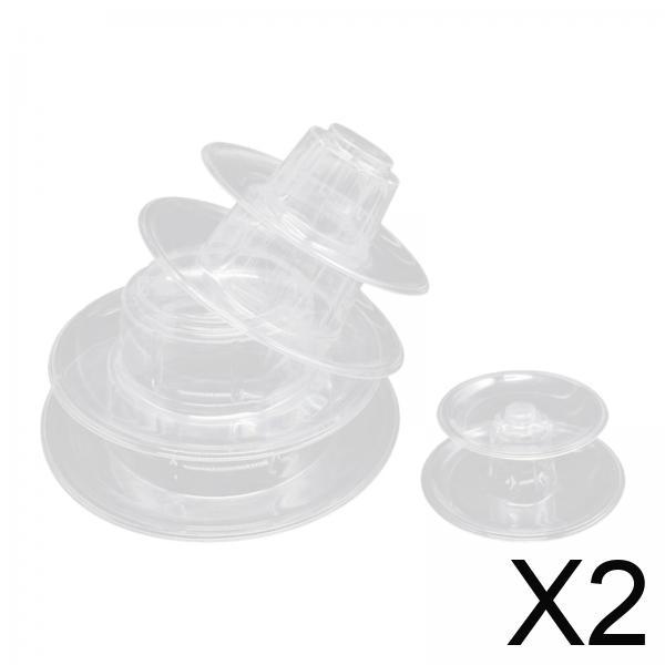 2x6-Tiers Round Macaron Stand Dessert Cupcake Display Holder Wedding Cake Tray