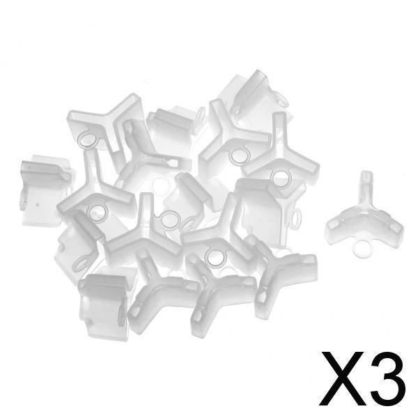 3x100 Safety Treble Hook Protective Covers Fishing Tackle Lures Cap Holders 3#