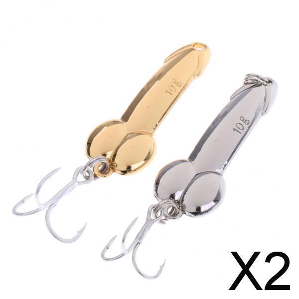 2xSpoon Fishing Lures Spinner Baits Metal Hard Sequins Lures Treble Hook 10g