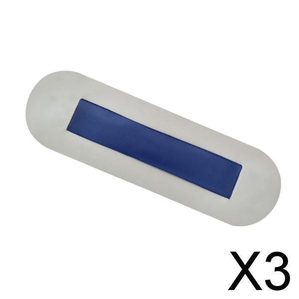 3xInflatable Boat PVC Seat Strap/Patches Light Grey Blue 