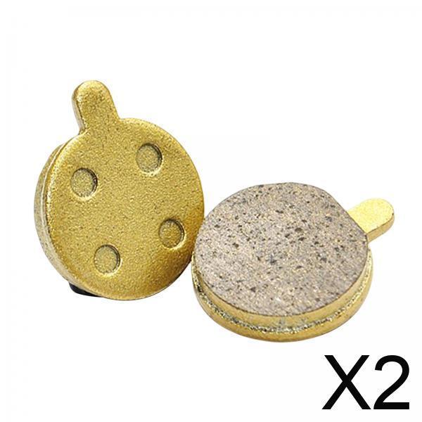 2x2x Universal Scooter Brake Pads Disc Blocks Rear Wheel  Copper All Metal