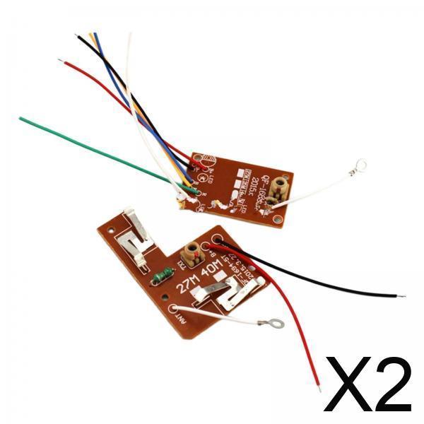 2xReceiver Transmitter Board Remote Control Circuit PCB for RC Model Car