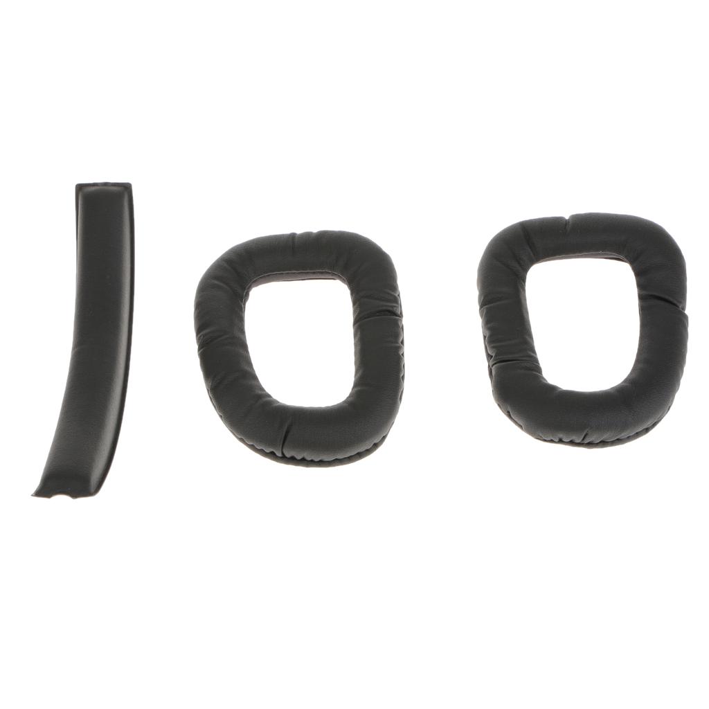 Ear Pads Cushions + Headband Cushion Pad for Logitech G930 G430