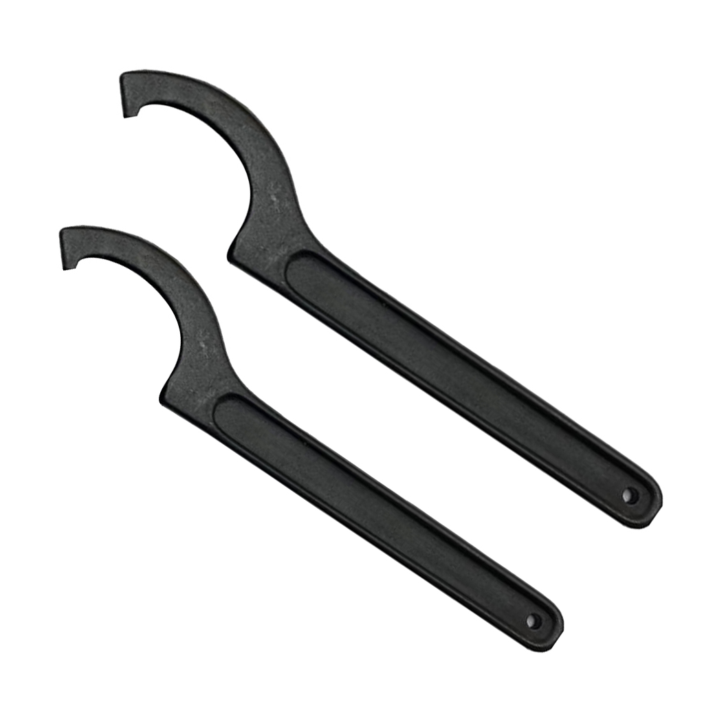 2Pcs High Carbon Steel ER Hook Wrench Spanner CNC Collet Chuck Clamping