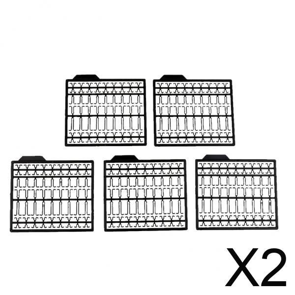 2x5Pcs Hair Rig Extender Boilie Stops Pellet Carp Coarse Fishing Tackle Black