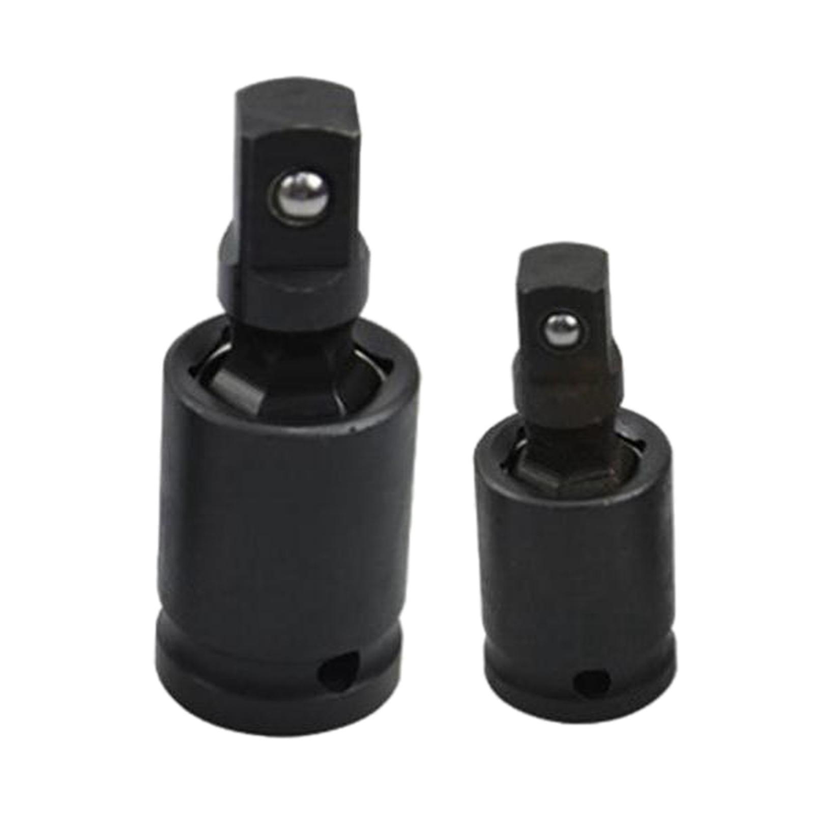 2 Set Universal Joint Socket Ratchet Angle Extension Bar Socket Adapter 