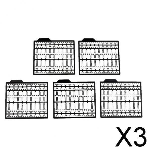 3x5Pcs Hair Rig Extender Boilie Stops Pellet Carp Coarse Fishing Tackle Black