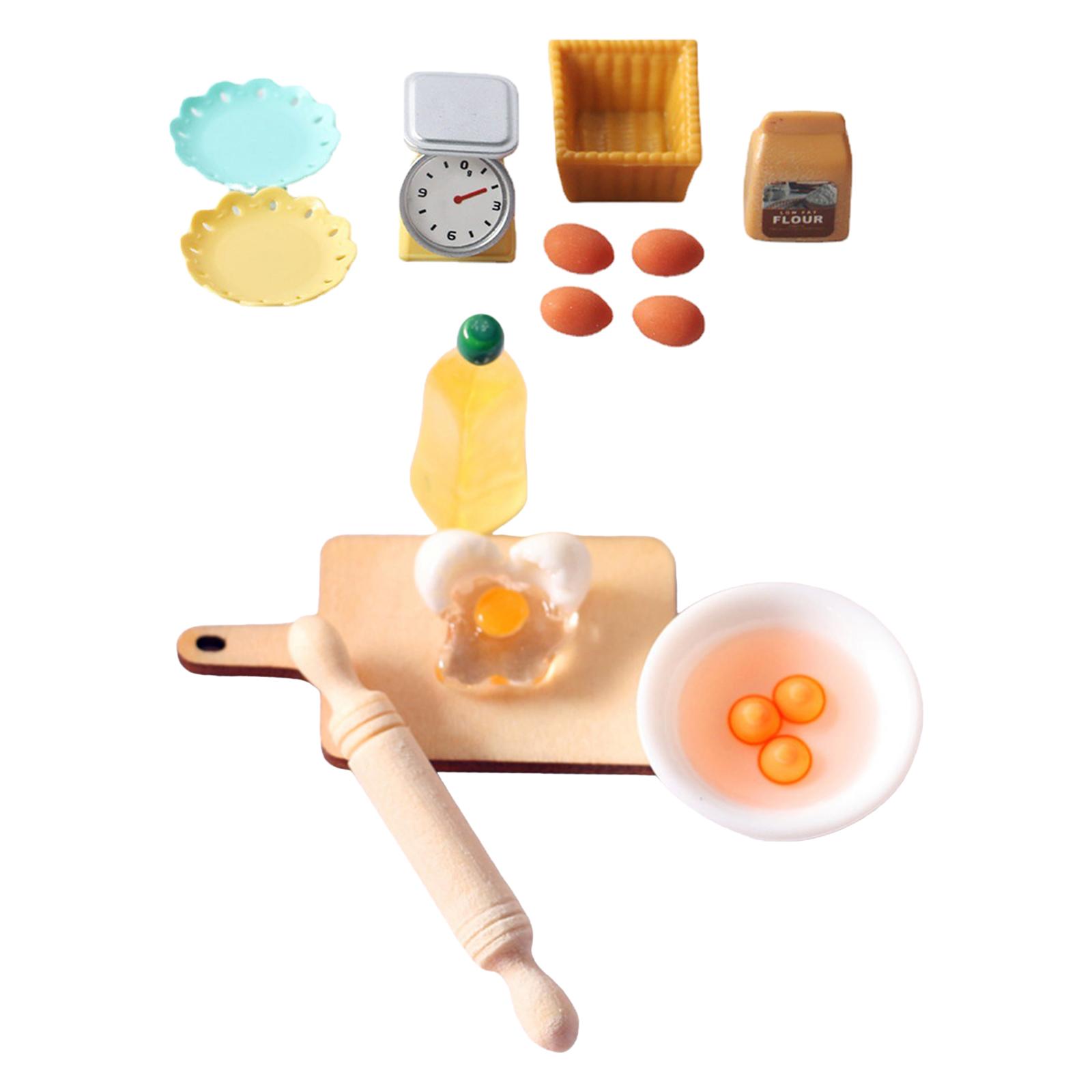 Doll House Kitchen Furniture Set Pretend Play Toy