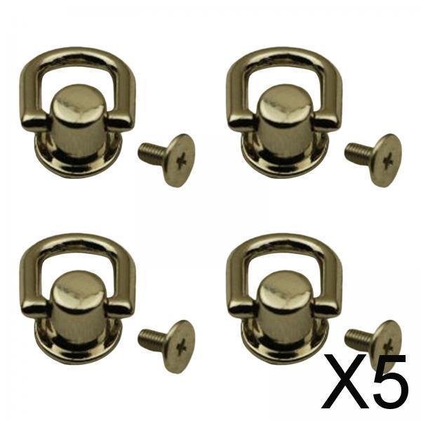5x4x Metal Bag Side Anchors Purse Making Buckles Hooks Clasps Copper