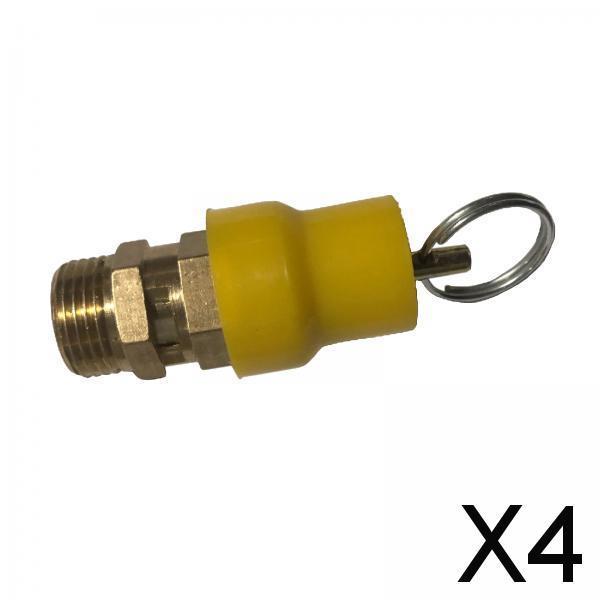 4x3/8 BSP Air Compressor Pressure Safety Relief Valve Solid Brass