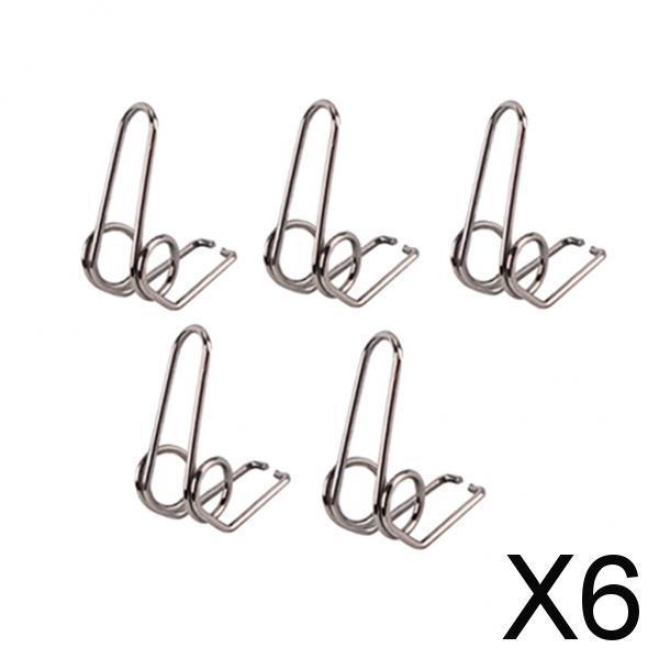 6x5 Pieces Trumpet Replacement Water Key Spring Brass Instrument Accessories