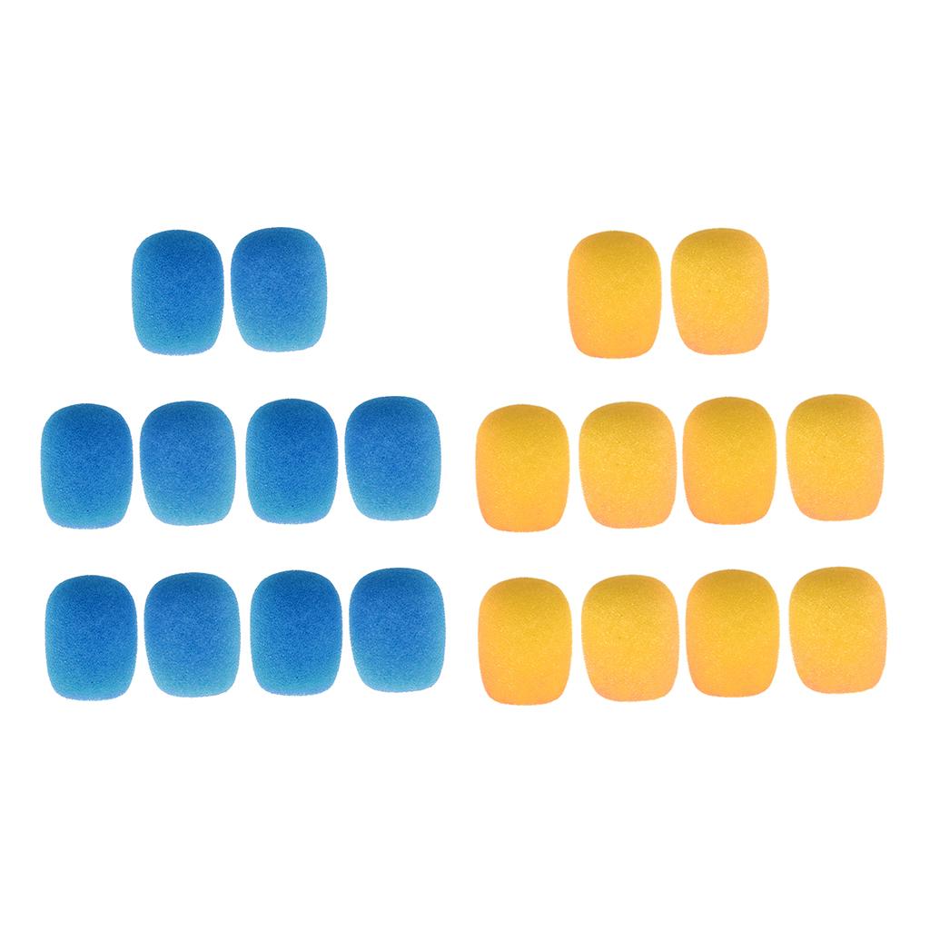 20 Pieces Mini Microphone Sponge Windscreen
