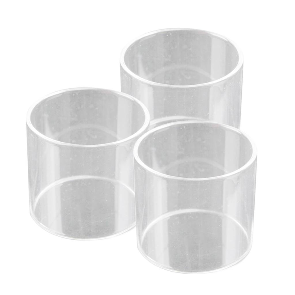 3pcs Clear Glass Shade Cylinder Glass Lamp Shade Replacement Glass Shade M