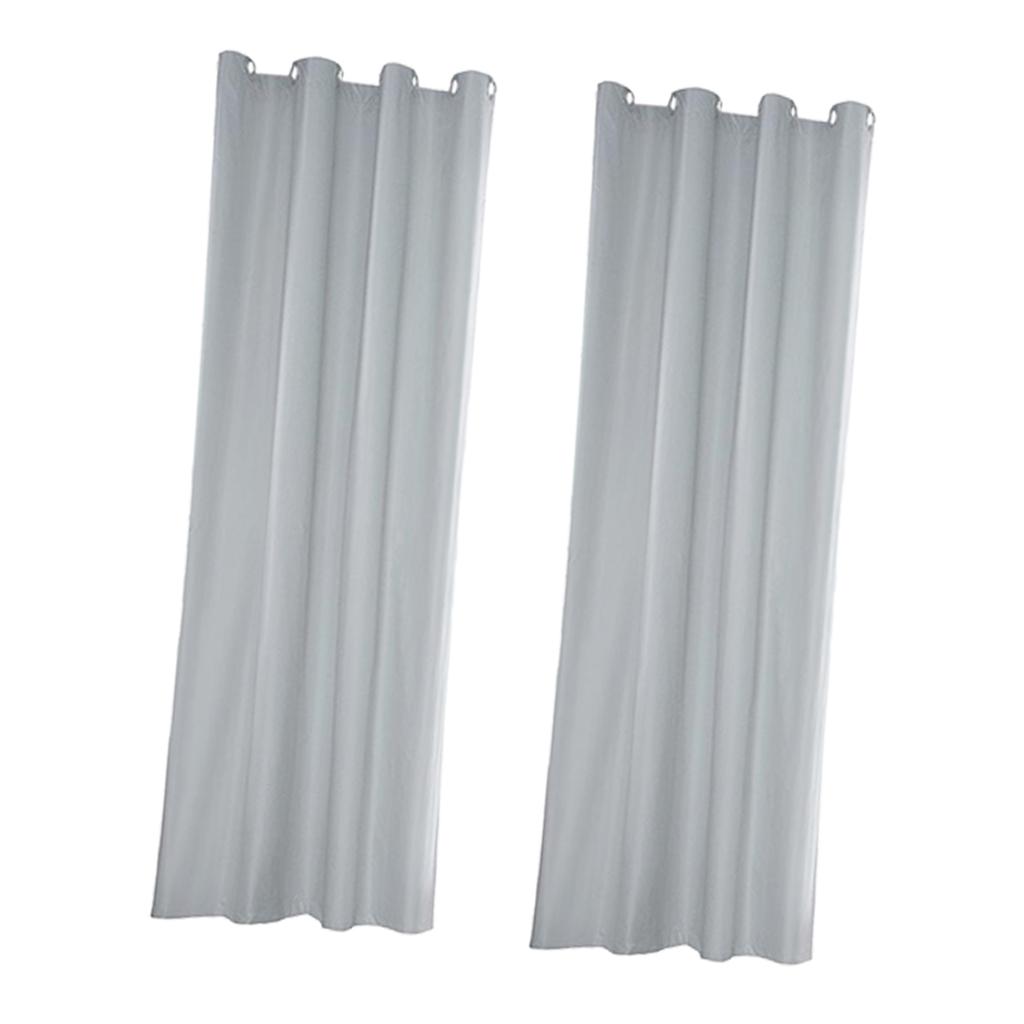 Outdoor Curtains Waterproof Blackout Curtains for Patio 2pcs 54x108inch
