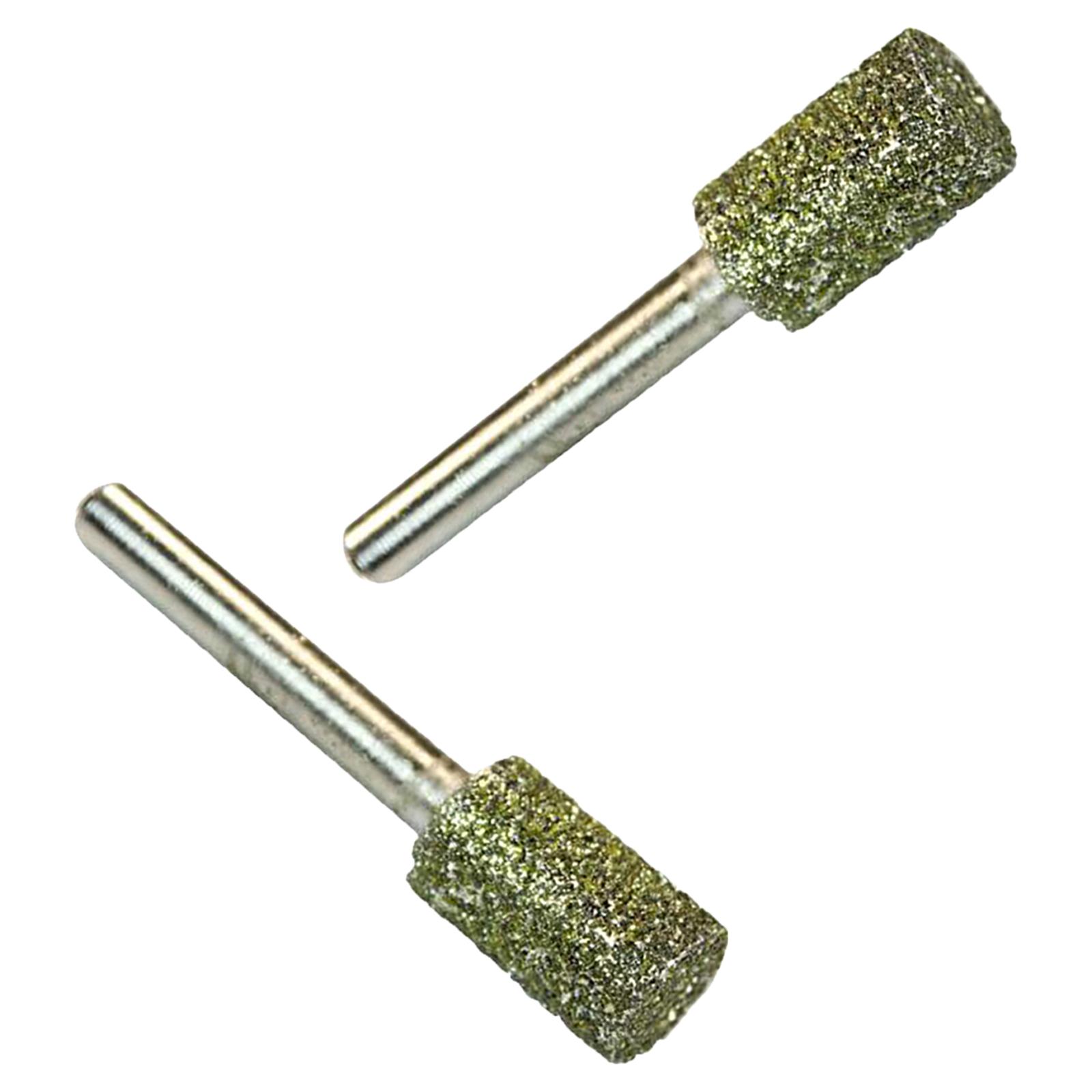 Diamond Head Mounted Points Abrasive Cylinder Grinding Bit 6mm 8mm