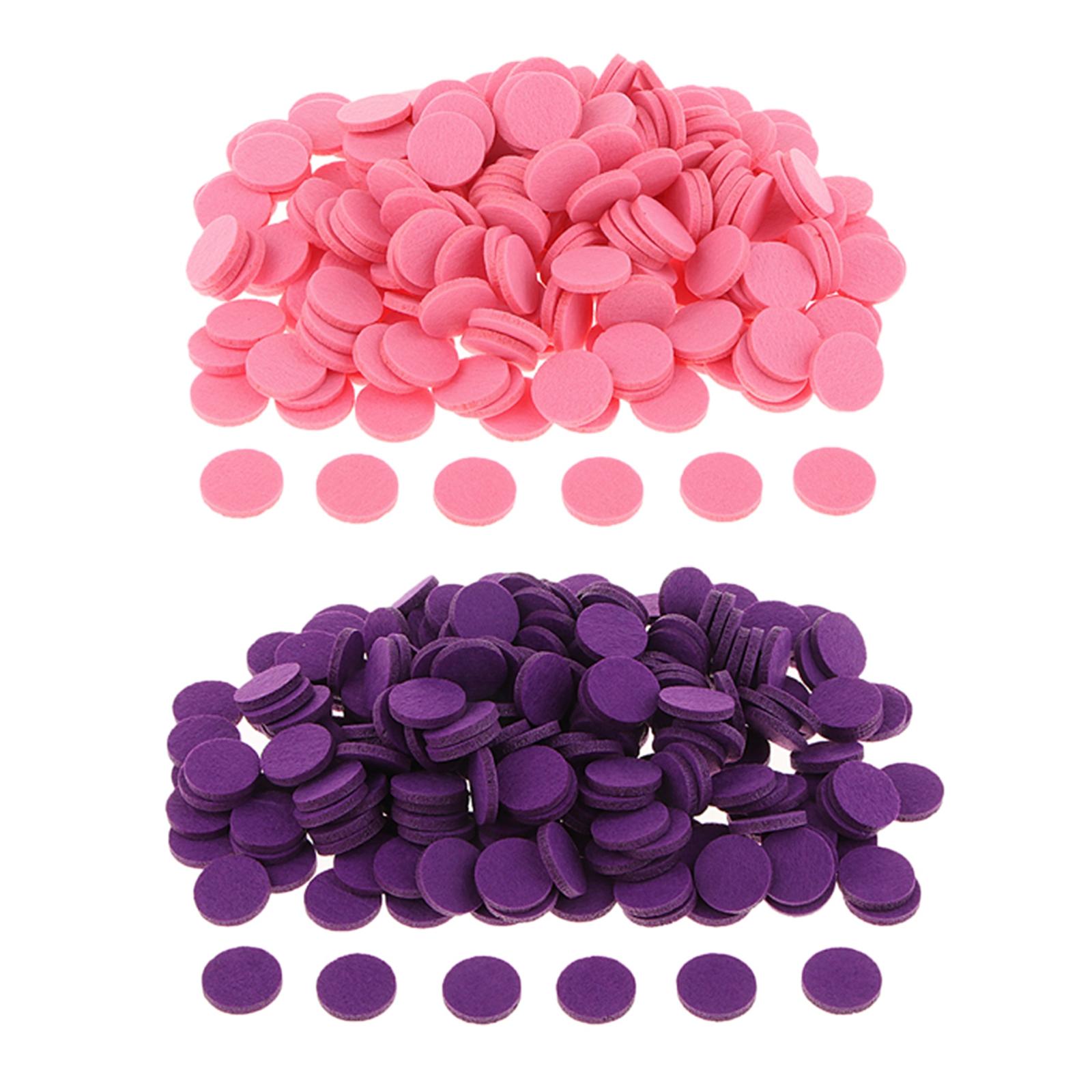 400 Pieces Small Essential Oil Aroma Diffuser Bracelet Refill Felt Pads