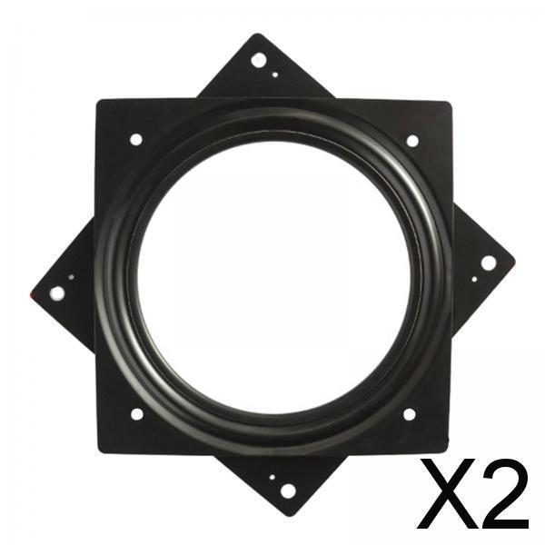2xReplacement Square Turntable Bearing Hardware for Television Multifunctional 6inch