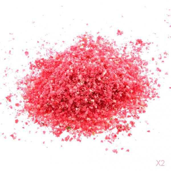 Building Tree Model Leaves Foliage Model Landscape DIY - Rose Red & White