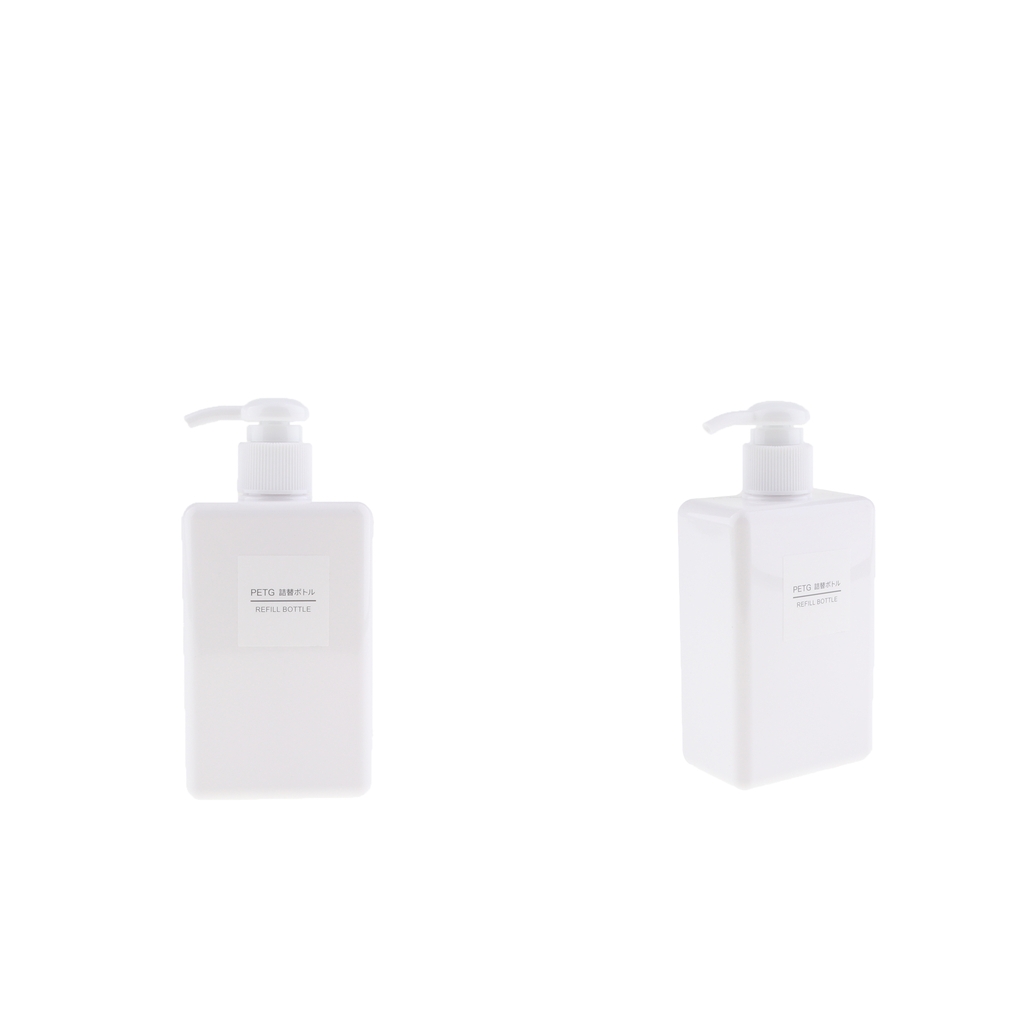 2Pcs Foaming Soap Dispenser Cosmetic Containers Bottle  White 280ml