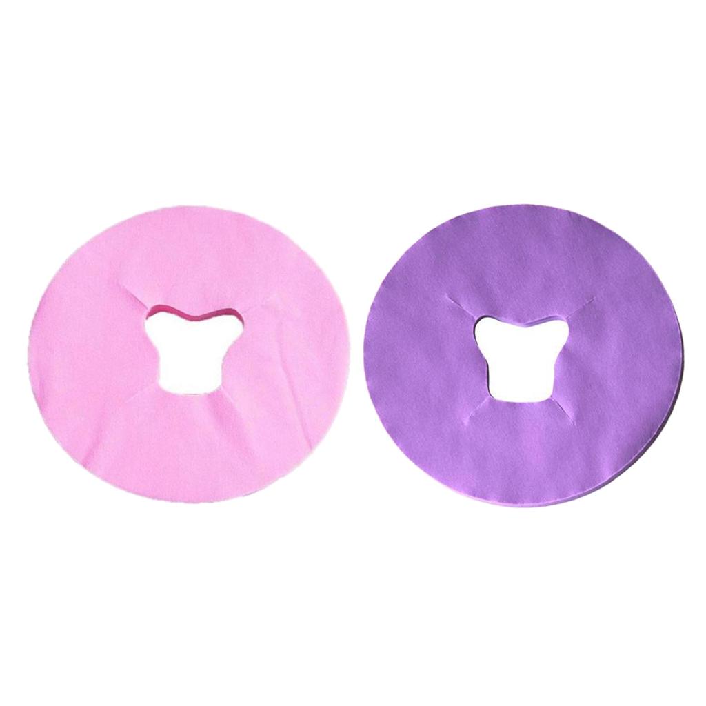 200 Pcs Disposable Face Hole Pillow Cover Headrest Mask Massage Salon Accs