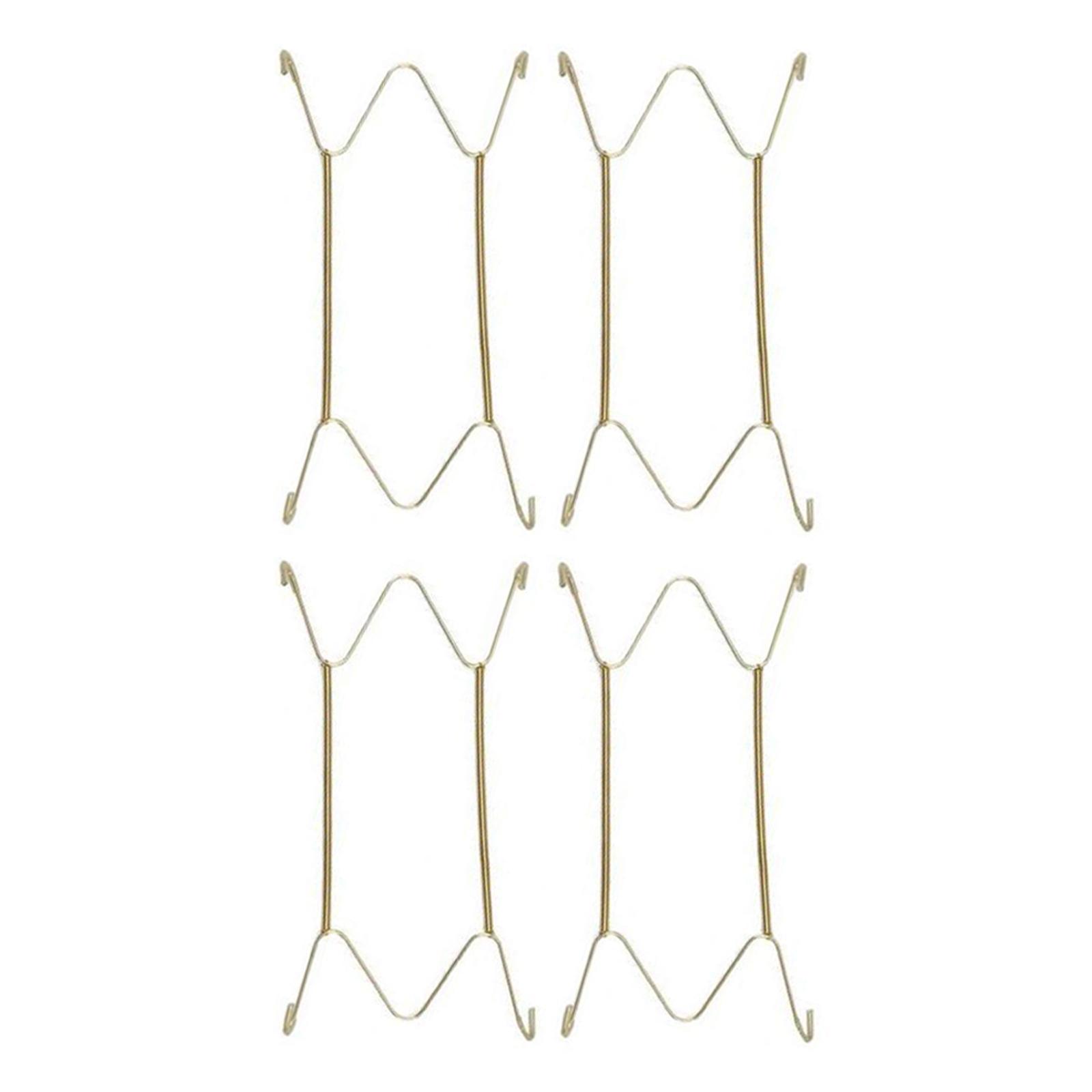 2 Pieces Invisible Wall Hanging Plate Hook Hanger Dish Display Holder