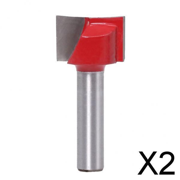2x8mm Shank Cleaning Bottom Milling Cutter Router Bit Woodworking 20mm