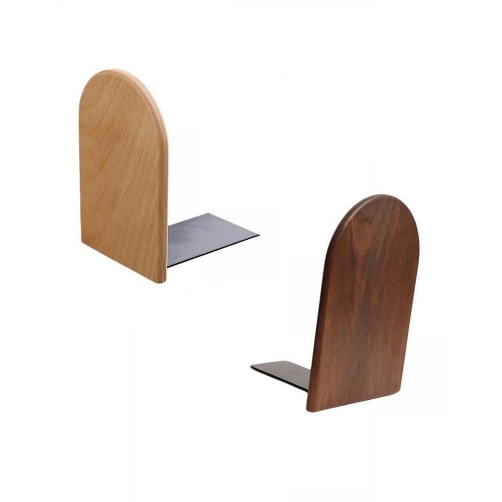 2x Bookends Book Holder Book Ends Stand Shelf Desk Organizer Desktop Office