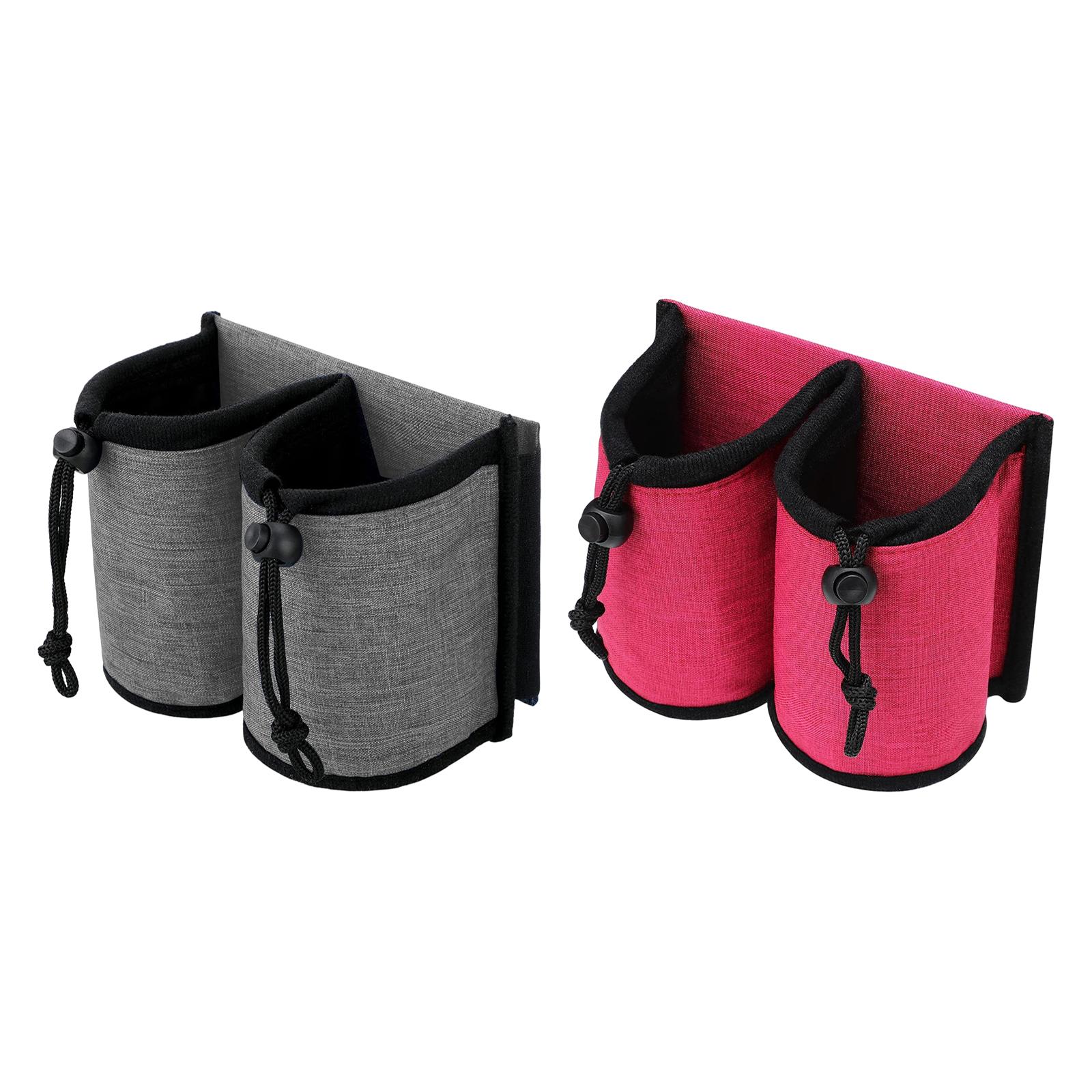 2pc Luggage Travel Cup Holder Bottle Holder  Drink Caddy Pouch Women