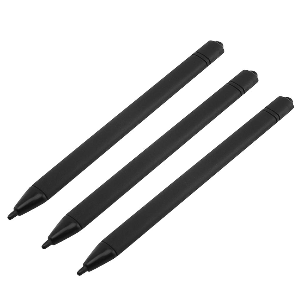 3  PENCIL for LCD Writing Drawing NEW Memo Board Black