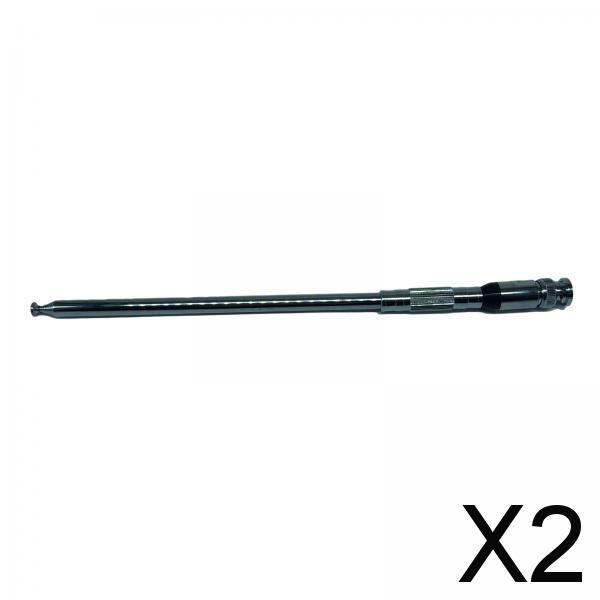2x Antenna 26-123cm Telescopic Antenna Replacement for Radio