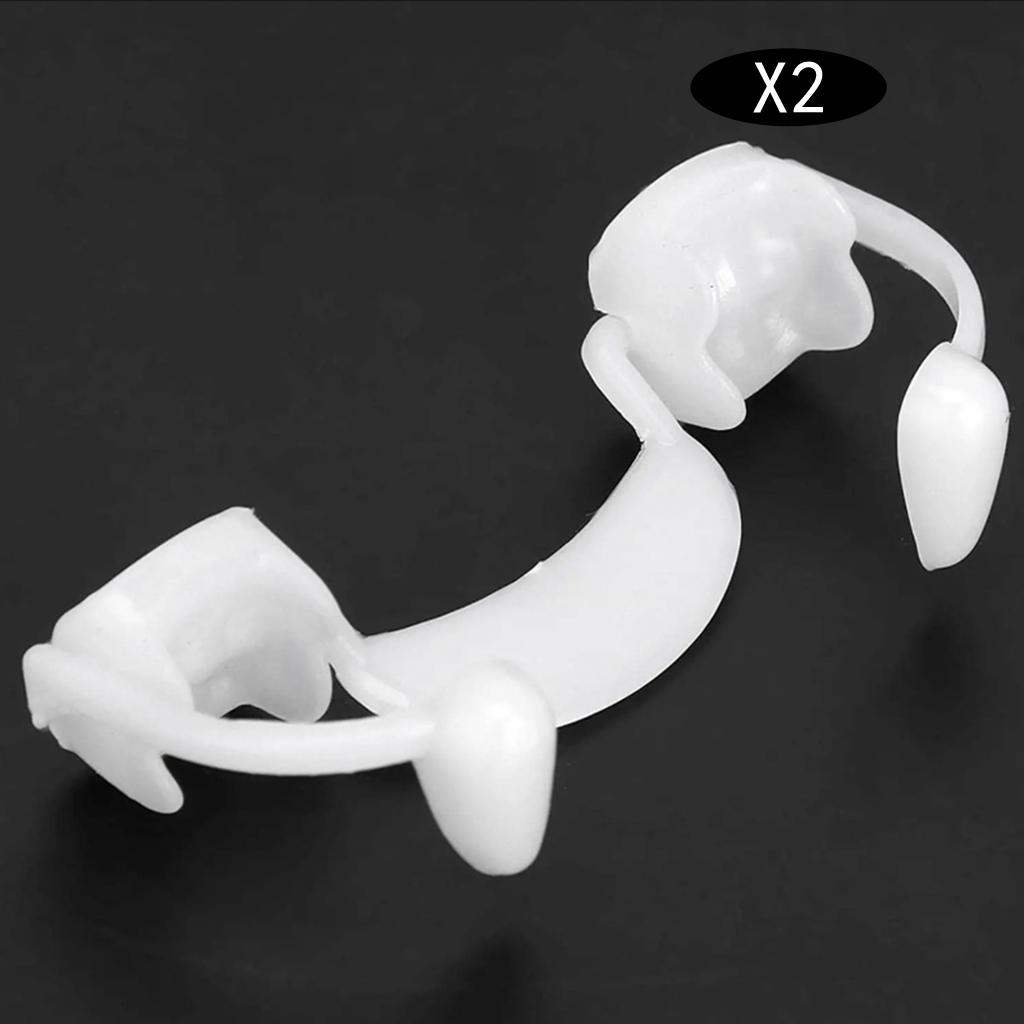 2pcs Vampire Fake Teeth Adults Cosplay Halloween Fangs False Canine Teeth 