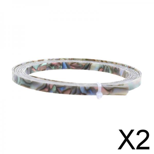 2xBinding Inlay Strips for Guitar Mandolin Ukulele Maker Luthier Supply 6mm