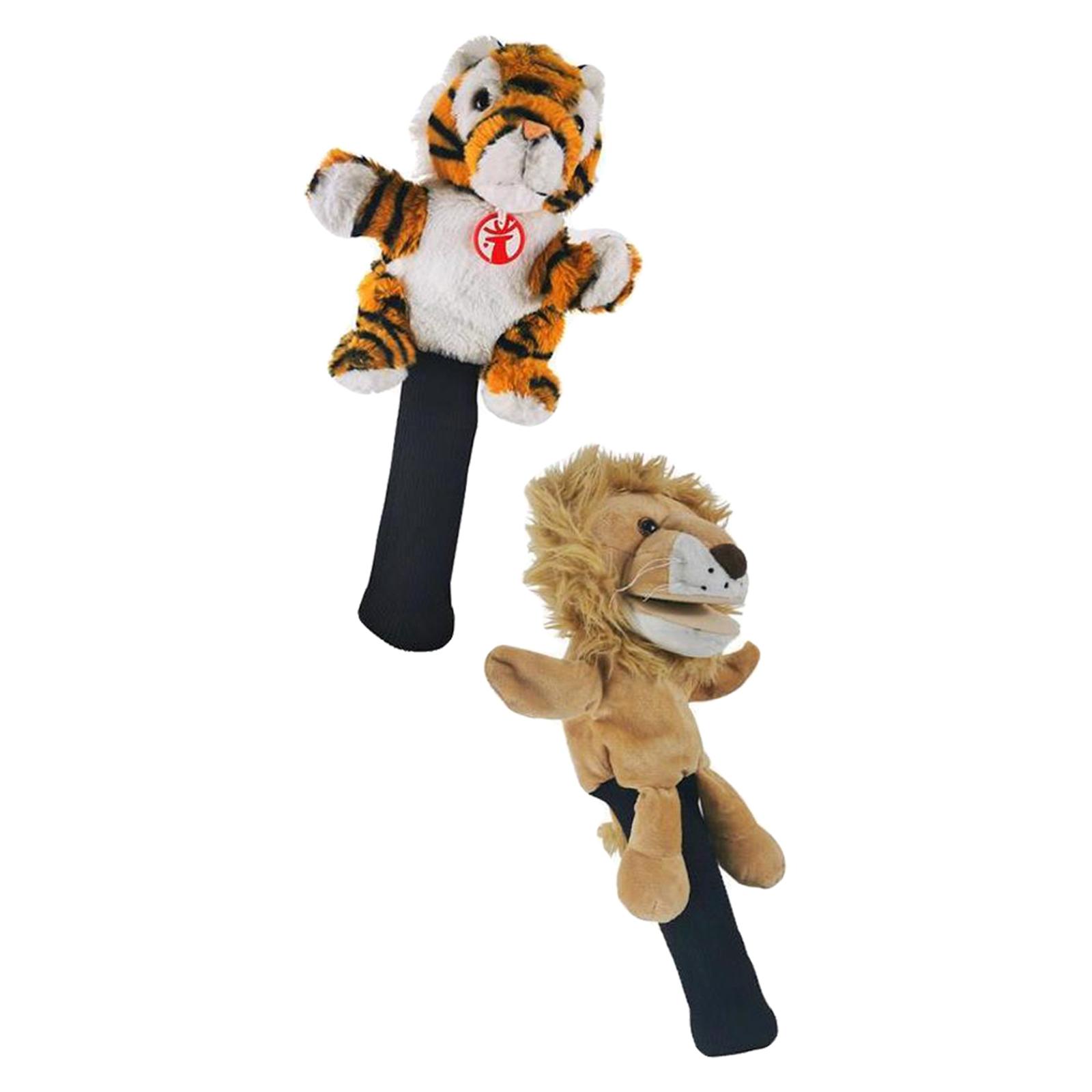 2x Golf Club Headcover Wood Driver Head Cover Protector Sleeve 