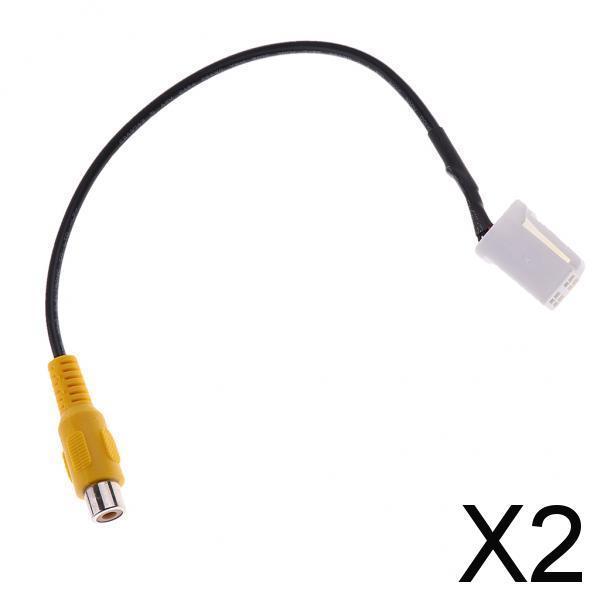 2xCar Auto Reverse Camera Video Cable Wire for      DVD w/ Navigation