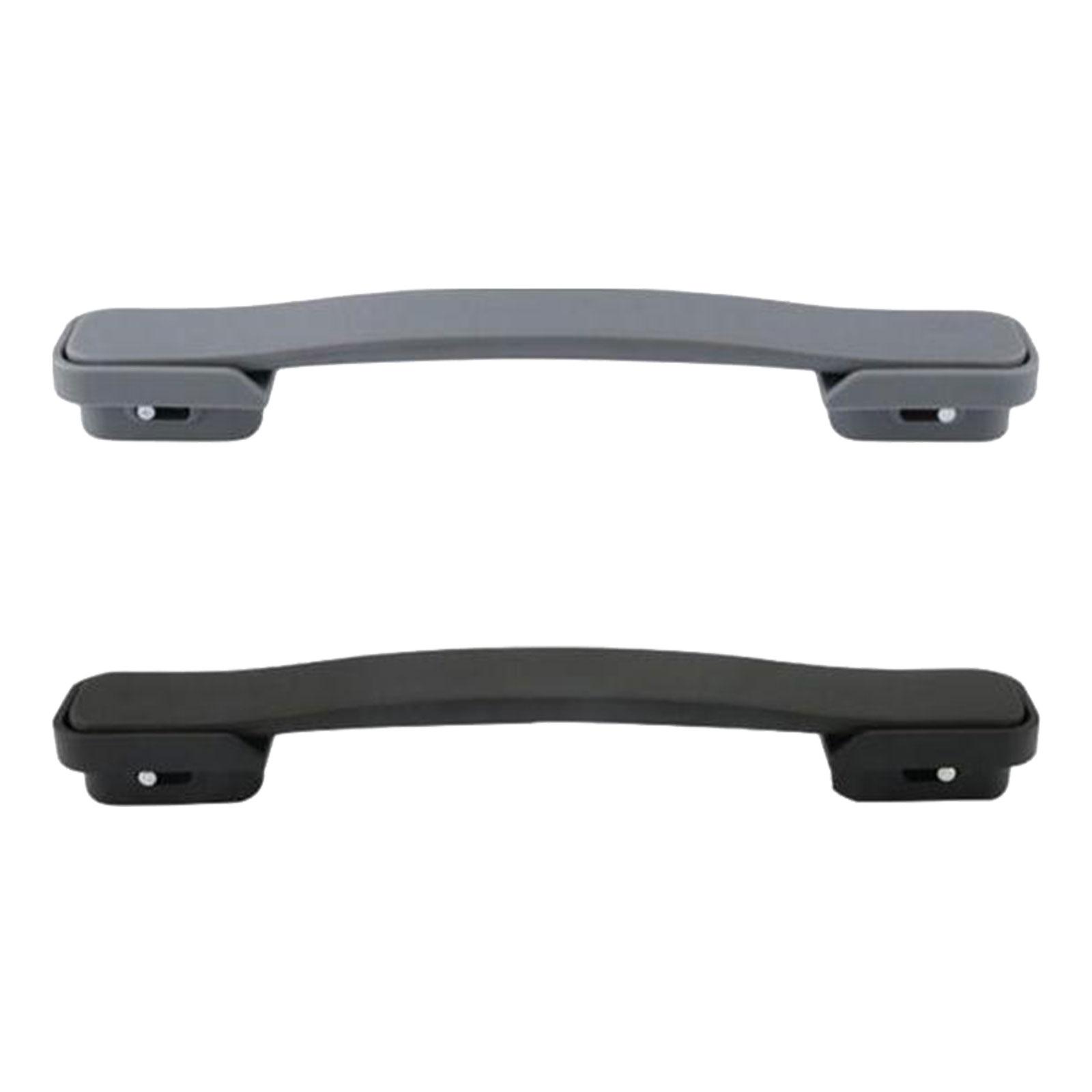 2Pieces Suitcase Luggage Handle Portable Carry Handles Black and Gray