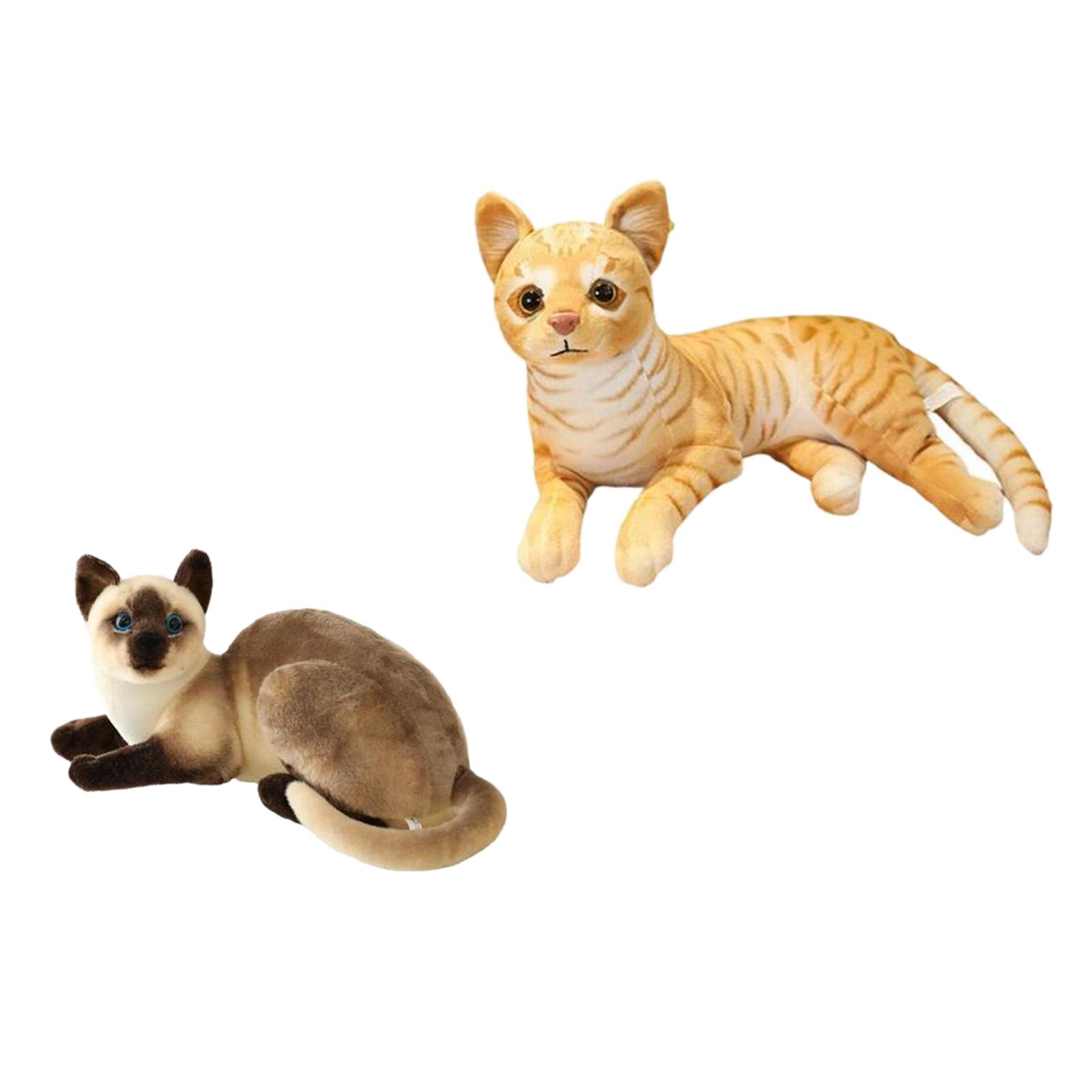 2pcs Realistic Plush Toy Stuffed Animal Figure Toys Party  StyleN