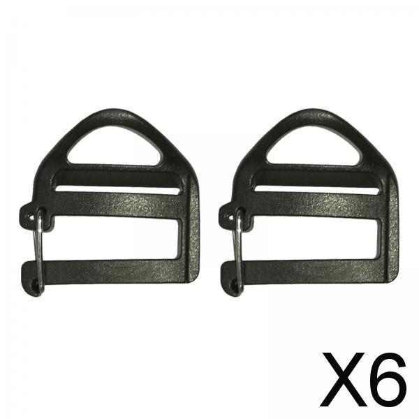 6xWebbing Buckle Release Buckles for Webbing Luggage Straps Backpack Repairing 2pcs