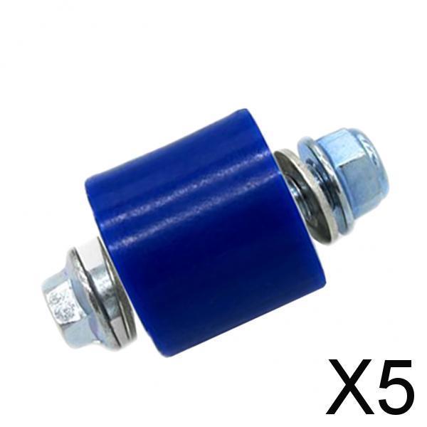 5xChain Roller Tensioner Pulley Wheel Guide for Yamaha YFZ350 Banshee Blue