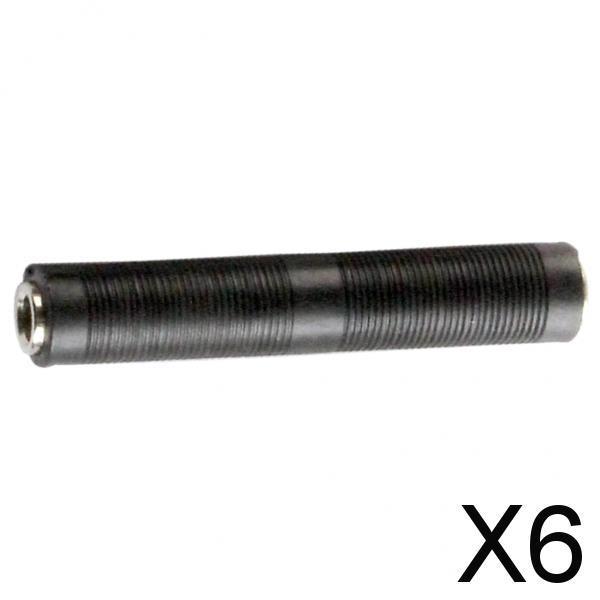 6x6.35mm Jack Coupler Female Socket Guitar Extension Cable Connector Adapter